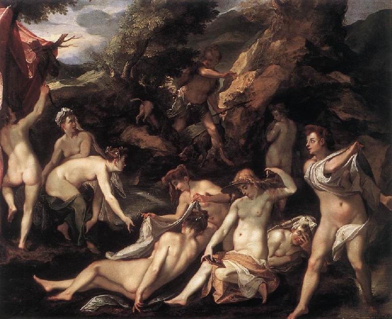 HEINTZ, Joseph the Elder Diana and Acteon s oil painting picture
